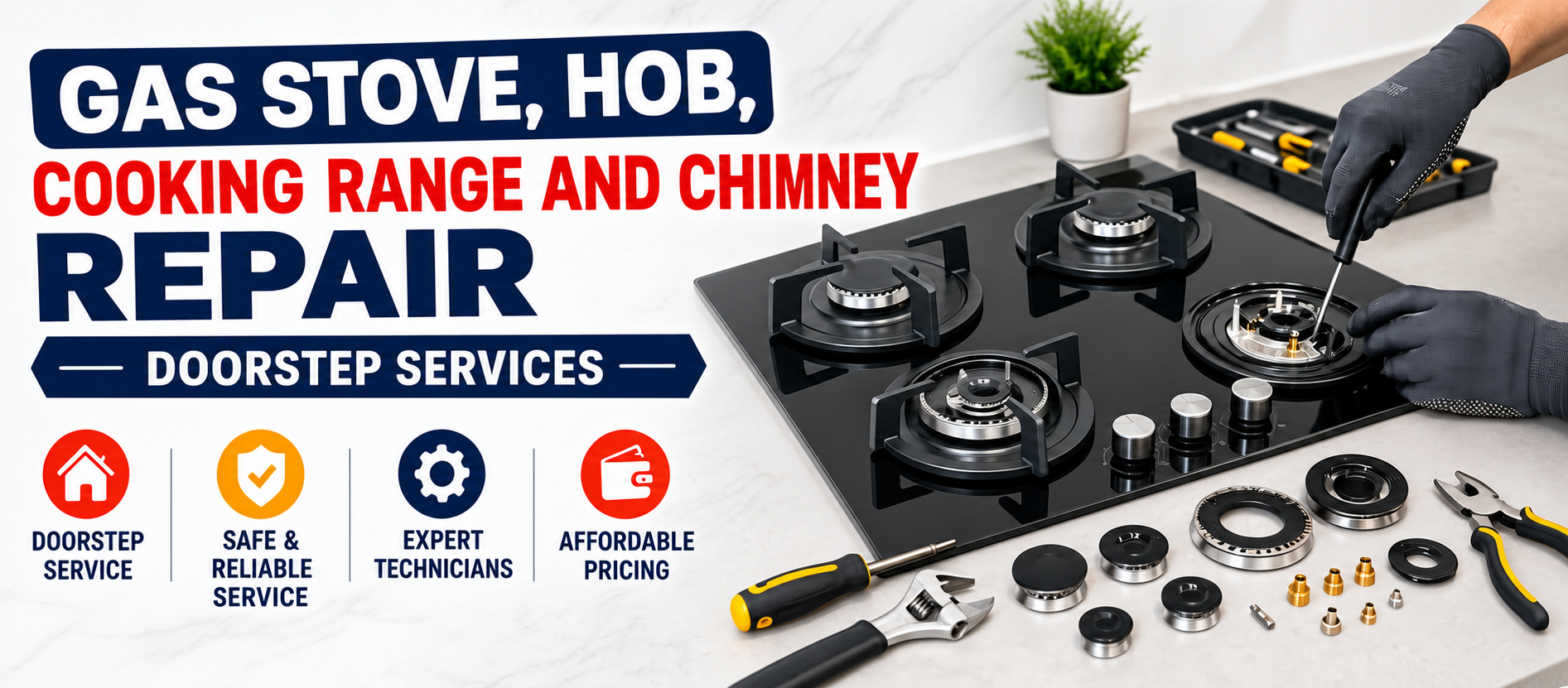 Gas Stove Repair Doorstep Services